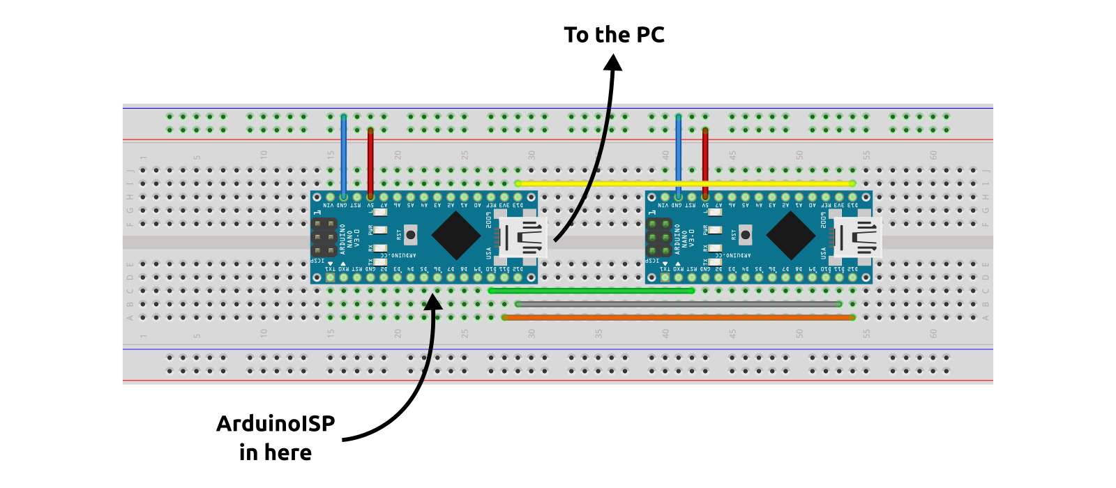 Installing bootloader with Arduino Nano